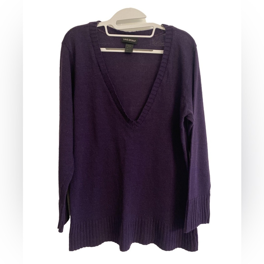 Lane Bryant knit v-neck sweater
